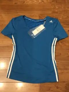adidas climacool 水色 青 Lサイズ Tシャツ