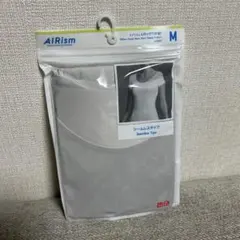 ユニクロ★エアリズム UネックT(半袖) M ライトグレー