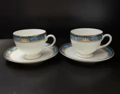 WEDGWOOD 黒壺 廃盤品 カップ＆ソーサー 2客セット - メルカリ