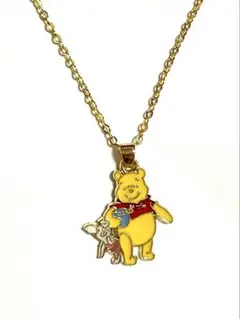 プーさん ピグレット ネックレス アクセサリー ゴールド ディズニーキャラクター