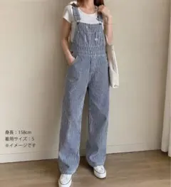 Lee オーバーオール LL0255 ヒッコリー ストライプ サロペット XS