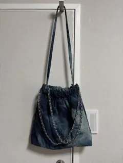 【非売品】　EMODA ノベルティ　キルティング　デニム　バッグ