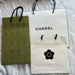 GUCCI CHANEL MARY QUANT ショッパー 紙袋 セット
