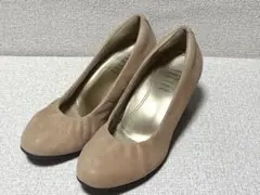 fitfit パンプス ピンクベージュ スエード調のサムネイル