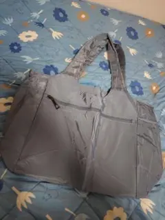 グレー トートバッグ 内ポケット付き