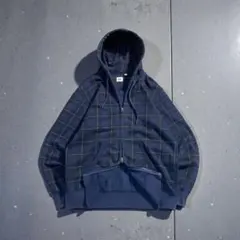 old uniqlo zip up hoodie shadow check