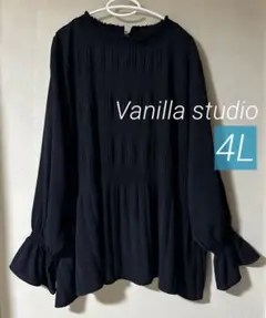新品 キャンディースリーブプルオーバー◆４L◆Vanilla studio