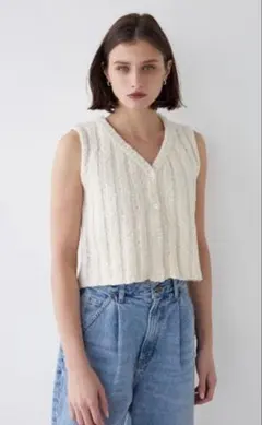 ALEXIA STAM Fancy Yarn Knit Vestのサムネイル