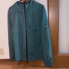 TOMMY HILFIGER グリーンマウンテンパーカー Lサイズ