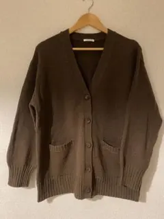 ハニーズ♡Ｖネックニットカーディガン　ブラウン