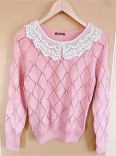 ★襟付きニットトップス★美品‼️ 即購入禁止