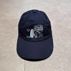 Peanuts キャップ　帽子　紺　ネイビー　刺繍　スヌーピー