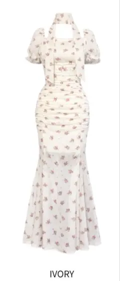 yilon little flower chiffon blous &skirt | Mercari