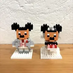 東京ディズニーリゾート ナノブロック ウェディング ミッキー ミニー