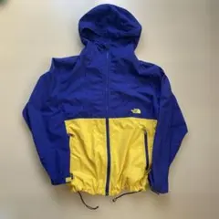 THE NORTH FACE コンパクトジャケット イエロー ブルー サイズM