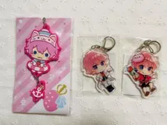 すとぷり　ラバーストラップ　アクリルキーホルダー　さとみくん