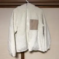 WEGO フード付きアイボリーボアジャケット Sサイズ