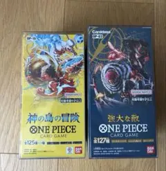 ONE PIECEカードゲーム 神の島の冒険 未開封2BOXテープ付き - メルカリ