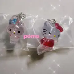 サンリオ　クリスタルめじるしアクセサリー　ハローキティ マイメロディ セット