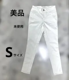 【美品】スキニーパンツ ホワイト S