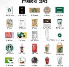 Starbucks シール 25枚セット