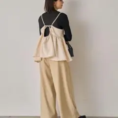 アイボリー レースキャミソール Fサイズのサムネイル