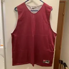 Nike バスケットボールタンクトップ XL ワインレッド/白