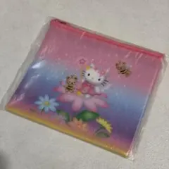 ハローキティ ハッピーくじ D賞 フラットポーチ