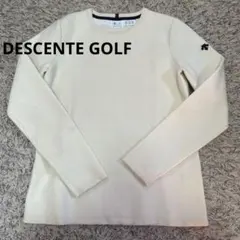 デサントゴルフ　ホワイトニット　Mサイズ