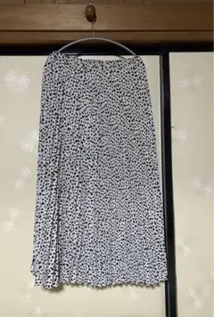 ドット柄プリーツスカート M✴︎まとめ買いお得商品✴︎