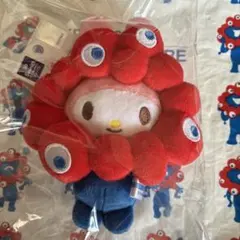 サンリオ　ミャクミャク　赤　マイメロ　カラビナBC