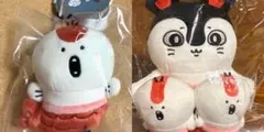 치이카와 セイレーン デスクトップから見守るぬいぐるみ 人魚マスコット2個セット