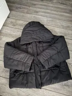 Chico フード付きダウンジャケット ブラック