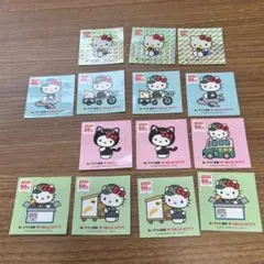 ハローキティ ヤマト運輸 50周年記念 ステッカー 14枚セット