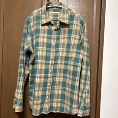 GLOBAL WORK チェック柄 長袖ネルシャツ M