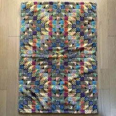 ブランケット ラグ マット 厚手 ブラジル製 コットン100 65㎝×95㎝