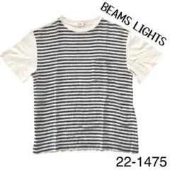BEAMS LIGHTS ビームスライツ ボーダー Tシャツ サイズMのサムネイル