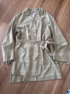 SLY CHECK WRAP SH OP スライ チェック ラップ ワンピース