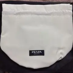 PRADAビューティー ノベルティ巾着 リバーシブル