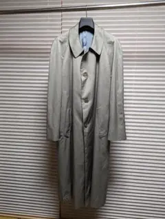 超上質 USA製 ヒッキーフリーマン ステンカラーコート シルク&ウール