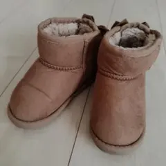 G.GLAPP キッズ ブーツ ブラウン リボン付き