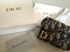 ディオール　トロッター　サドル　三つ折り財布　美品　お値下げしました