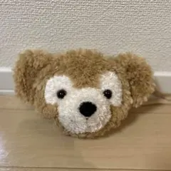 【最終値下げ】ダッフィー クマの顔型ポーチ