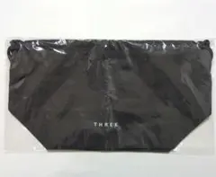 THREE オリジナル ドローストリングポーチ GY 数量限定ノベルティ 非売品のサムネイル