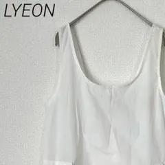 LYEON ひざ丈ワンピース ノースリーブ ポケット付き ゆったり 綿100%のサムネイル