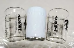 MARLOWE 耐熱ガラスカップ 3個セット
