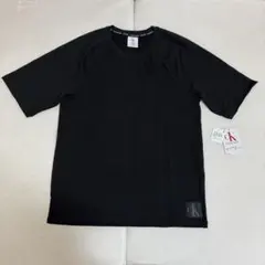 【未使用品】カルバンクライン CKロゴワッペン 半袖Tシャツ ブラック Mサイズ