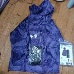 新品 WORKMAN ベーシックレインスーツ 上下セット パープル Lのサムネイル