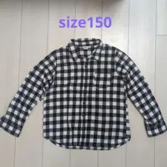 dev!rock チェック柄 長袖シャツ 150
