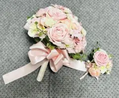 ウェディングブーケ.ブートニア